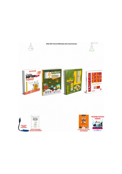 Çanta 8. Sınıf Lgs Tüm Dersler 142 4 Kitap Seti