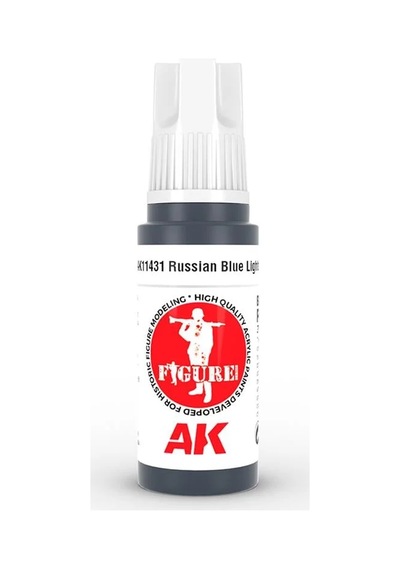 Ak Interactive 11431, 17 Ml. 3gen Russian Blue Lights Figür Boyası Standart