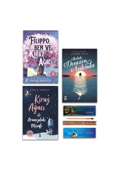 Genç Timaş Parlak Denizin Ardında - Kiraz Ağacı İle Aramızdaki Mesafe - Filippo Ben Ve Kiraz Ağacı Set 3 Kitap
