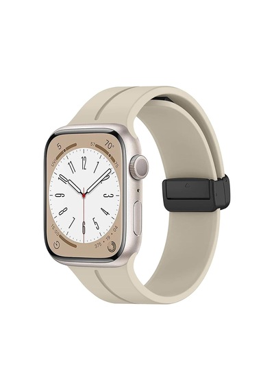 Watch Series 9 45mm İçin Kordon Ribbon Line Bej Watch Series 9 45mm İle Uyumlu Kordon - Bej Sku: Zeusb0cjrvtvfp