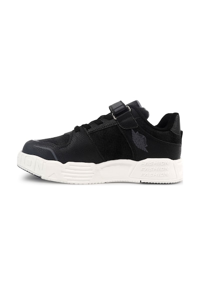 Sneaker Ortopedik Taban Unisex Çocuk Spor Ayakkabı SİYAH-BEYAZ
