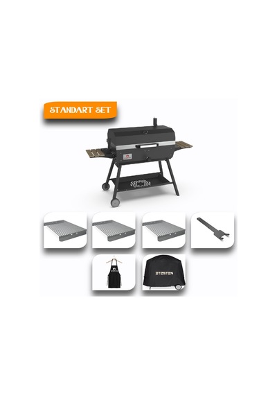 Ateşten Maxi Standart Set Barbekü Mangal