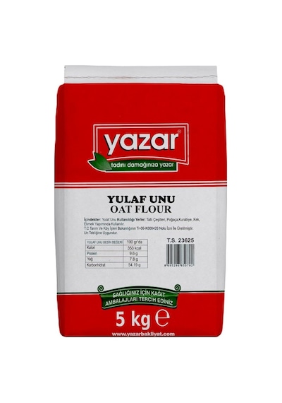Yazar Yulaf Unu 5 KG