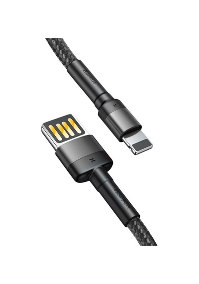 Baseus CALKLF-GG1 Cafule Se Lightning Data/şarj Kablosu 2.4A 1 MT Siyah