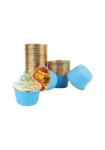 Dolphin 25li Muffin Kalıbı - Cupcake Kalıpları, Su Geçirmez Ve Yağ Geçirmez Pişirme Kağıtları, Ev Ve Sku: Smg8690010538017 Açık Gri