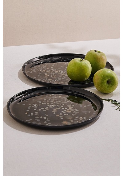 Pasabahce Cosmos Tabak 28 Cm - 1 Adet Siyah