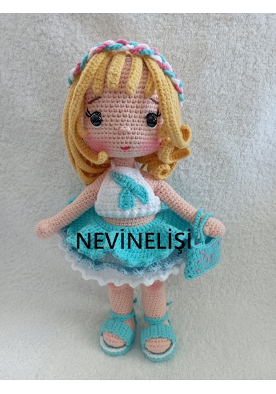 Amigurumi Yosun Bebek Çok Renkli