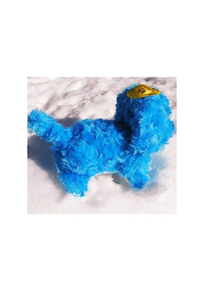 Pilleri Hediye Yürüyen Havlayan Sevimli Peluş Pilli Oyuncak Köpek 13 Cm. Krem Pembe Mavi Kahve Mor Mavi