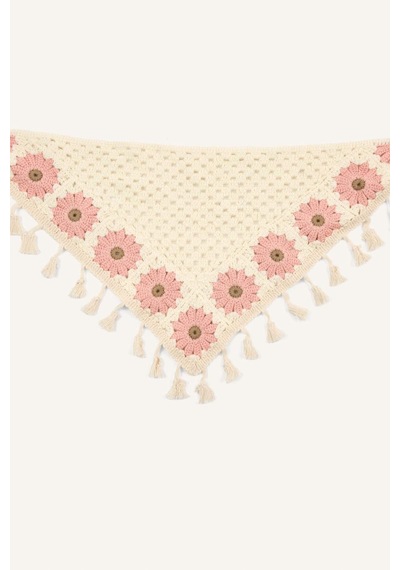 Defacto Kadın Çiçekli Tığ İşi Pembe Bandana H5493ax26smpn1 Pembe-pn1