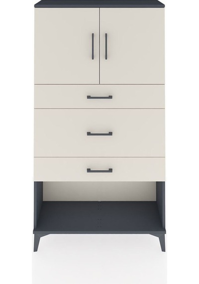 Arges Dolap 2 Raflı 3 Çekmeceli 2 Kapaklı 88x30x163 Antrasit-aytaşı Antrasit Arges Dolap 2 Raflı 3 Çekmeceli 2 Kapaklı 88x30x163 Antrasit-aytaşı Antrasit