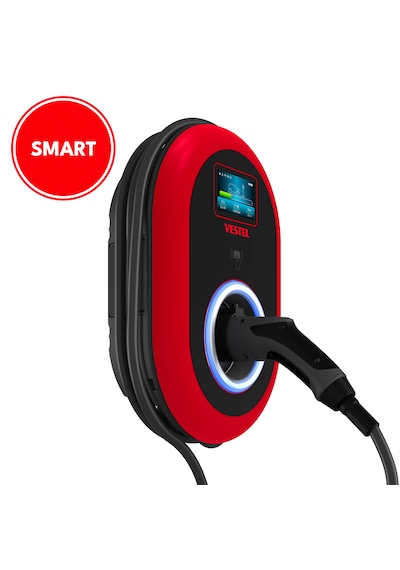 Vestel EVC04 Smart 22KW Kablolu Elektrikli Araç Şarj İstasyonu