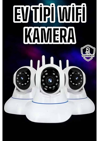 Wifi Kamerası Çift Yönlü Bebek Güvenlik Kamerası Gece Görüşlü 07380569