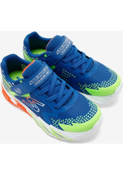 Skechers Flex - Glow Bolt Büyük Erkek Çocuk Mavi Işıklı Spor Ayakkabı 400138l Rymt Mavi