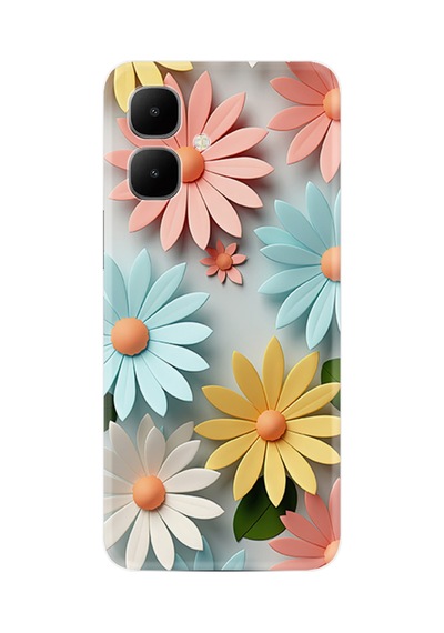 Infinix Smart 10 Kılıf Boutique Baskılı Resimli Güzel Çiçekler Pcode -020