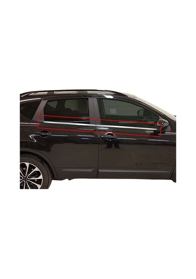 Nissan Qashqaı 2007-2014 Cam Çıtası Krom 4 Prç. P.çelik
