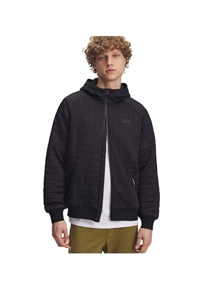 Under Armour Ua Unstoppable Flc Txtr Fz Erkek Günlük Ceket 6003869-001 Siyah Siyah