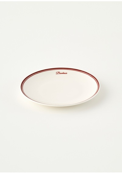 Bella Maison Bonheur Porselen Pasta Tabağı Bordo 21 Cm Bordo