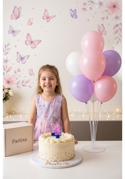 Masalsı Kelebek Konseptli Pembe Mor Rakamlı Pasta Mumu & Balon Stand Seti - Peri Bahçesi Doğum Günü Süsleme Çocuk 17449049 Masalsı Kelebek Konseptli Pembe Mor Rakamlı Pasta Mumu & Balon Stand Seti - Peri Bahçesi Doğum Günü Süsleme Çocuk 17449049
