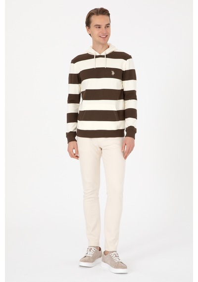 U.s. Polo Assn. Erkek Kahverengi Sweatshirt 50316366-vr029 Kahverengı