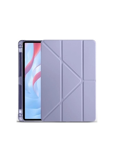Huawei Honor Pad X9a Kalemlikli Mars Tablet Kılıfı - Lila Kılıf
