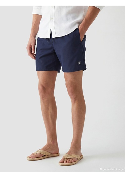 Lcw Swımwear Lacivert Kısa Boy Erkek Yüzme Şort