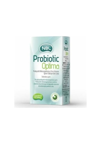 Nbl Nbl Probiotic Optima 30 Çiğneme Tableti