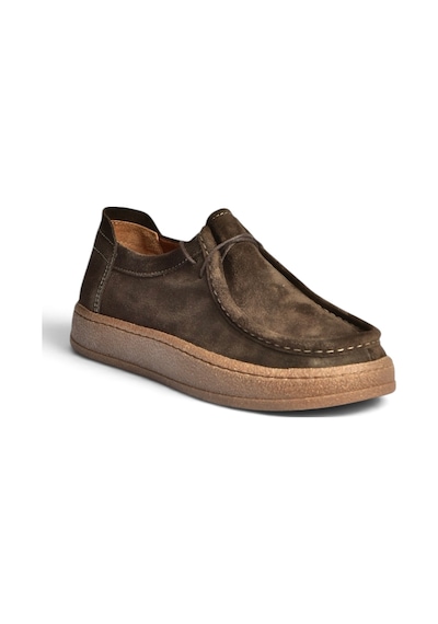 Fox Shoes V999646461 Kahverengi Hakiki Deri Süet Kadın Ayakkabı