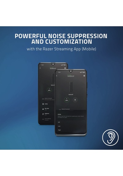 Razer Seiren Bt - Android Cihazlar Mobil/pc Akışı İçin Bluetooth Mikrofon Klipsli, Kablosuz Yaka Yaka, Çok Yönlü Mikrofon, 2 Rüzgar Çorabı, 3,5 Mm, Vlog İçin İdeal Siyah Razer Seiren Bt - Android Cihazlar Mobil/pc Akışı İçin Bluetooth Mikrofon Klipsli, Kablosuz Yaka Yaka, Çok Yönlü Mikrofon, 2 Rüzgar Çorabı, 3,5 Mm, Vlog İçin İdeal Siyah