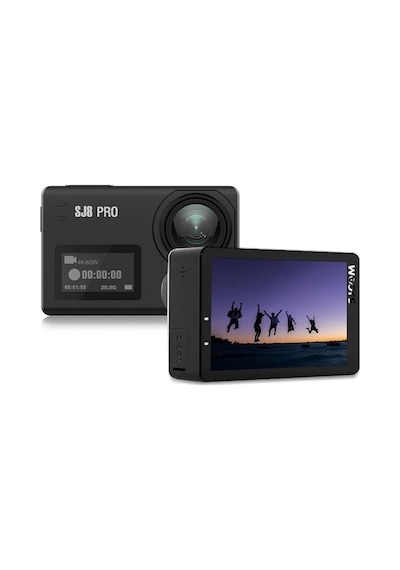 Sjcam Sj8 Pro 2.33 5ghz Wifi 4k60 Uhd 8x Eıs Dijital Zoom 170 Dinamik Lens Geniş Açı 240fps Ağır Çekim 6-ekse