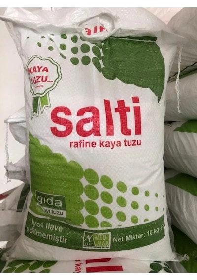Salti İyotsuz Öğütülmüş Çankırı Doğal Kaya Tuzu 10 KG