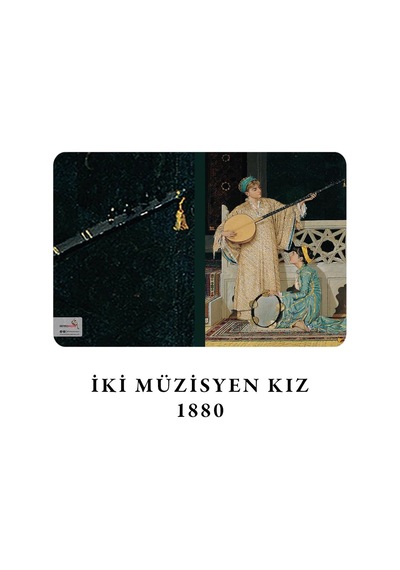 Osman Hamdi Bey 4'lü Defter Seti 2, Istanbul Hanımefendileri 2, Çizgisiz, 64 Sayfa, 14x21cm