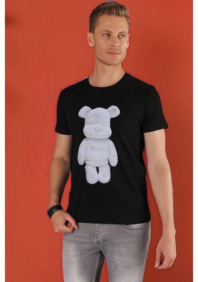 Efor Ts 855 Siyah Spor T-shirt Siyah