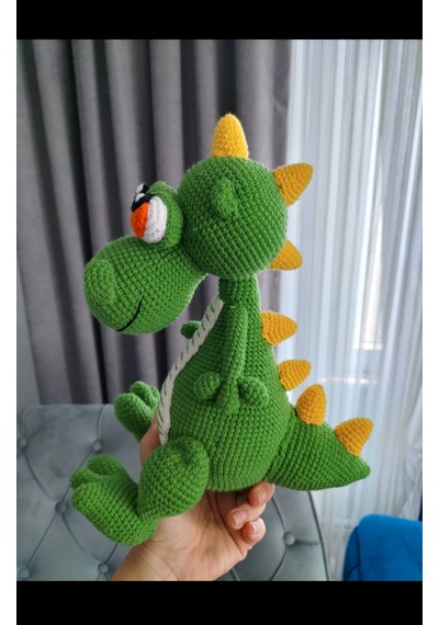 Dukakidstoys Yeşil Ejderha Dragon Dinazor Oyuncak Hediyelik
