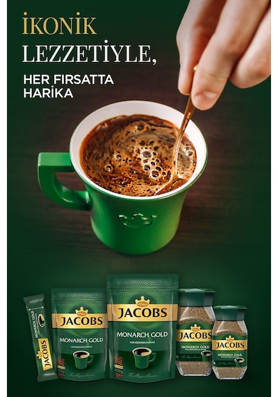 Jacobs Monarch Gold Granül Kahve 3 x 200 G