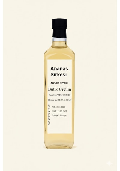 Aktar Diyarı Ananas Sirkesi 500 ML