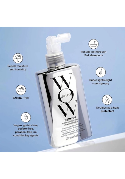 Color Wow Dream Coat Elektriklenme Karşıtı Düzleştirici Saç Spreyi Duo Set 200ml + 50ml
