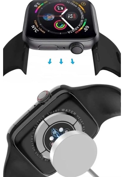 Yeni Model Akıllı Saat Dokunmatik Ekran Unisex Amoled Ekran 44 Mm