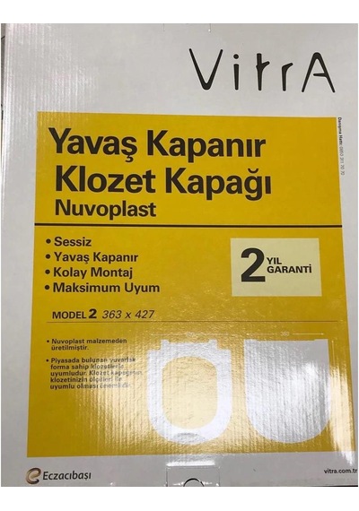 VitrA S50 Kanalsız Rimex Asma Klozet ve VitrA Ses Yok Yavaş Kapak