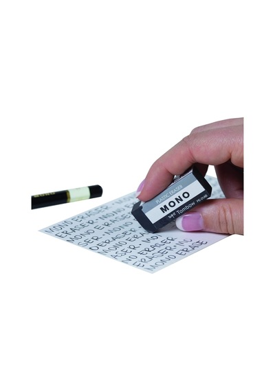 Tombow Mono Silgi, 17x11x43mm, Siyah