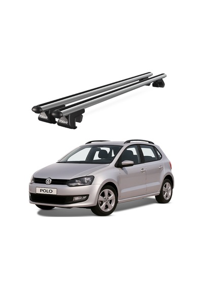 Venüs Volkswagen Polo 2009-2017 Uyumlu Gri Ara Atkı Port Bagaj Tavan Barı