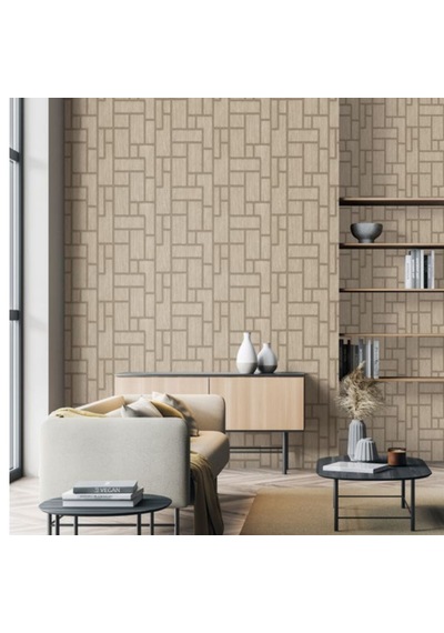 Adawall Roka 16m2 Duvar Kağıdı 23108 Serı Mermer Desen 3boyutlu Silinebilir Bej