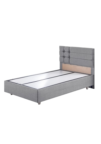 Viyana İkili Set, Viyana Tek Kişilik Baza Başlık Seti Açık Gri 120 x 200