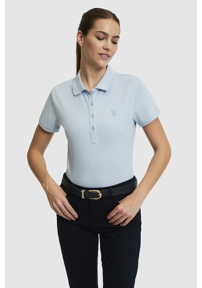 U.S. Polo Assn. U.s. Polo Assn. Kadın Açık Mavi Tişört Basic 50321818-vr003 Acık Mavı