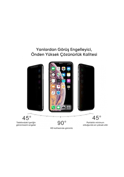 Binano Prıvacy Antıdust Matte Apple Uyumlu   iPhone 12 Pro Max Ek