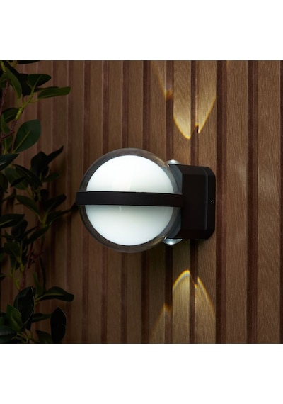 Elektrikle Çalışır, Modern Tasarım Bahçe, Balkon, Teras Armatürü, 12 Watt Led Aplik, Çok Şık Armatür Gün Işığı
