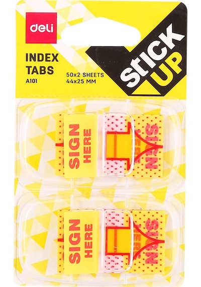 Deli Sticky Notes İndex Tabs 2 Renk 50 Li A10101