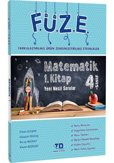 4. Sınıf Füze Matematik Yeni Nesil Soru Bankası 1. Kitap