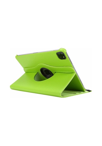 Apple Uyumlu iPad, Pro 4. Nesil M2 2022 11 Inç 360 Dönebilen Uyku Modlu Standlı Pu Deri Kapaklı Kılıf Kılıf