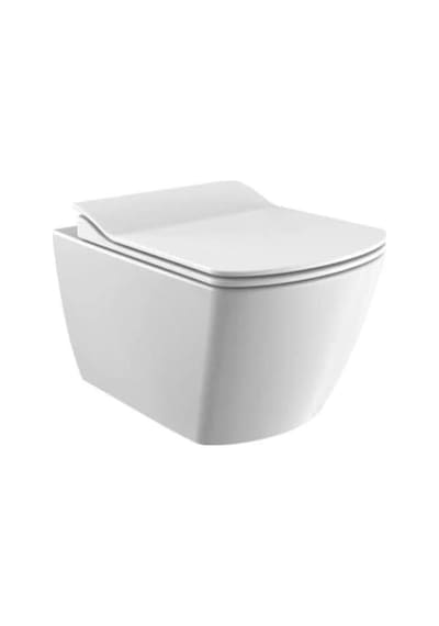 Kare Soft Rim-off Asma Klozet Kapağı + Yavaş Kapanır Kapak Diğer