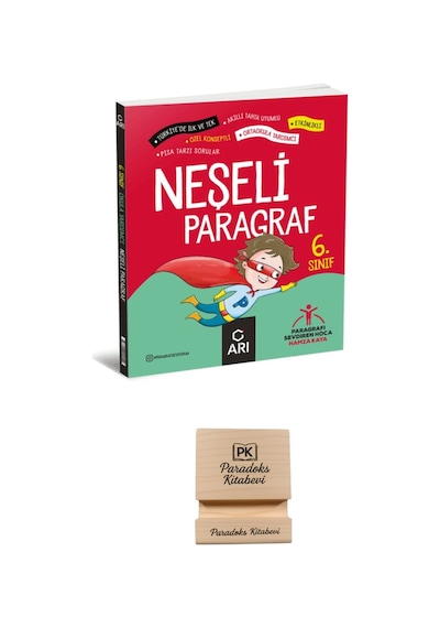Arı 6. Sınıf Neşeli Paragraf Soru Bankası + Telefon Standı